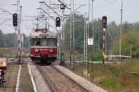 9.21 pociąg odjeżdża w kierunku Łodzi.